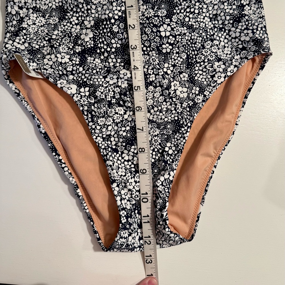 J. Crew Black and White Floral Bikini - Picture 5 of 13